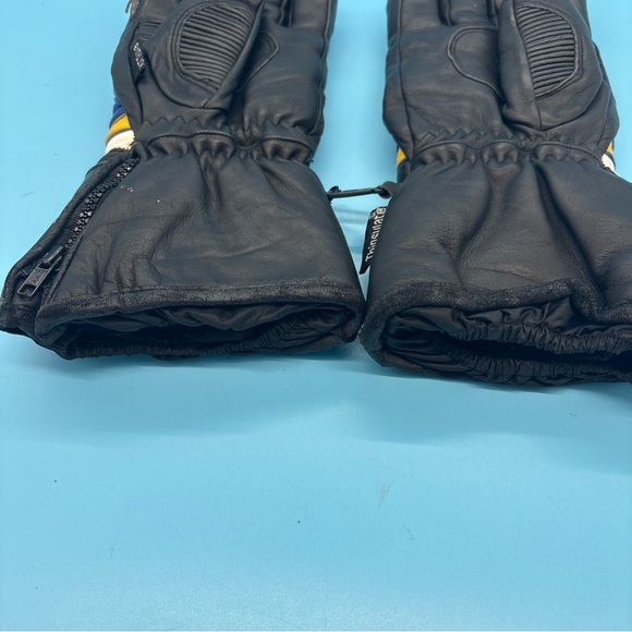 Choko Design Racing Gloves Leather Thinsulate Ski Snowmobile Checkered Small - Picture 4 of 8